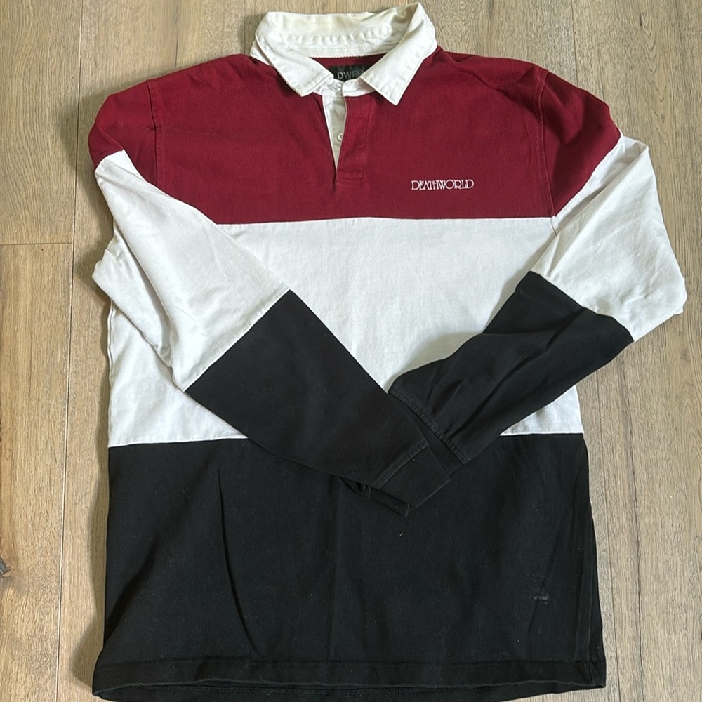 Deathworld Collared Long Sleeve